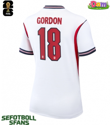 England Anthony Gordon #18 Hemmatröja Kvinnor VM 2026 Kortärmad